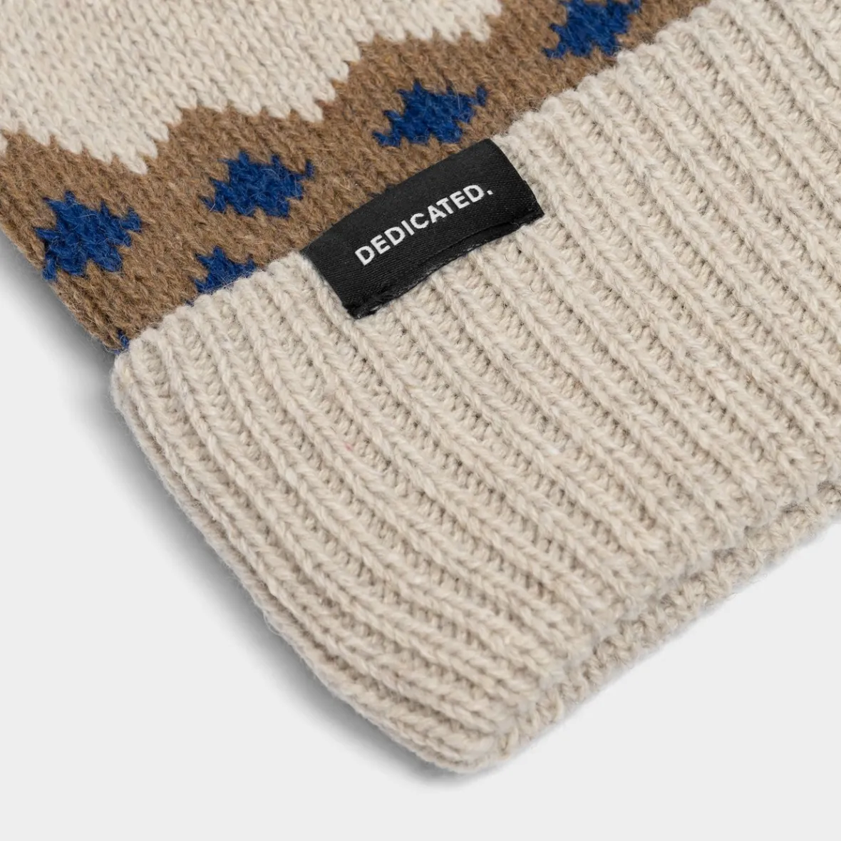 Store Beanie Hemavan Wool Fair Isle Pearl White Women Beanies