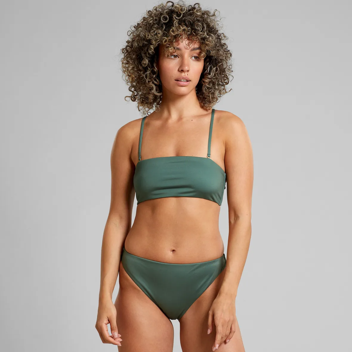 Cheap Bikini Bottoms Sanda Leaf Green Women Swimwear