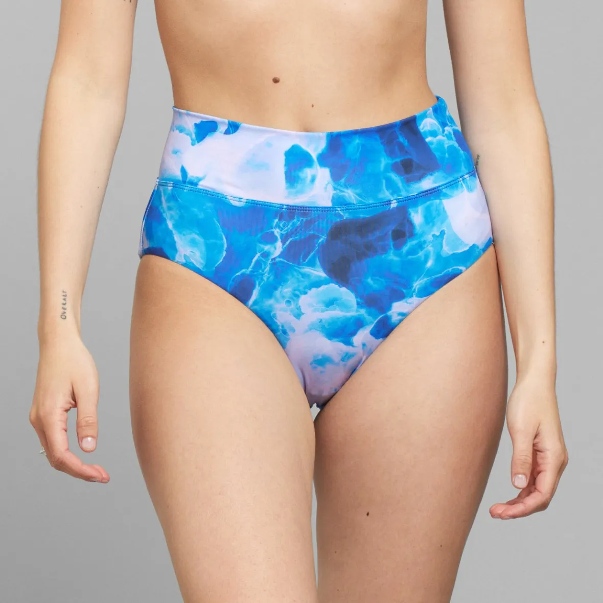 Online Bikini Pants Slite Ocean Ink Dark Multi Color Women Outlet