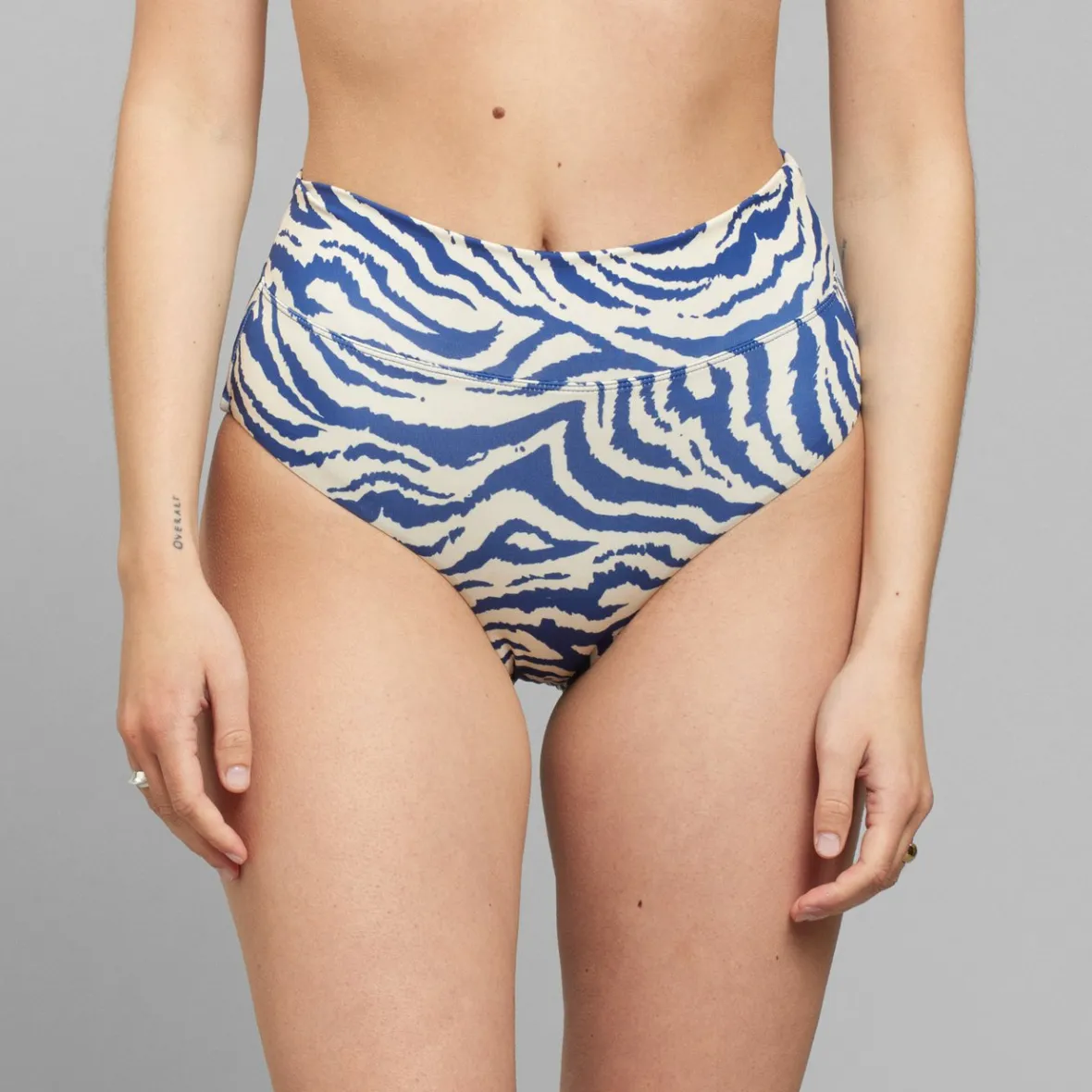 Sale Bikini Pants Slite Zebra Blue Women Outlet