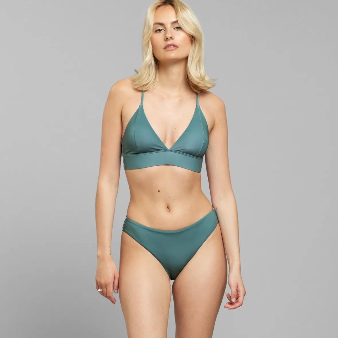 Shop Bikini Top Alva Duck Green Women Swimwear