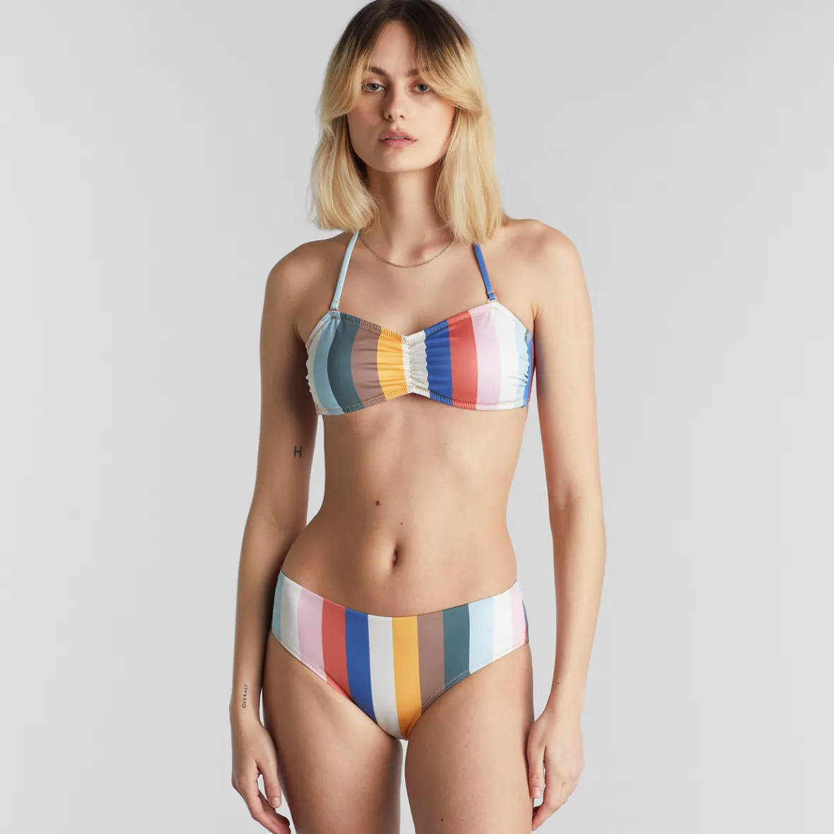 Shop Bikini Top Kovik Stripes Multi Color Women Outlet
