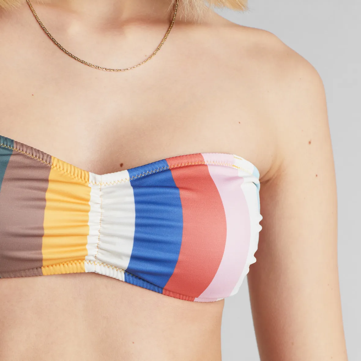Shop Bikini Top Kovik Stripes Multi Color Women Outlet