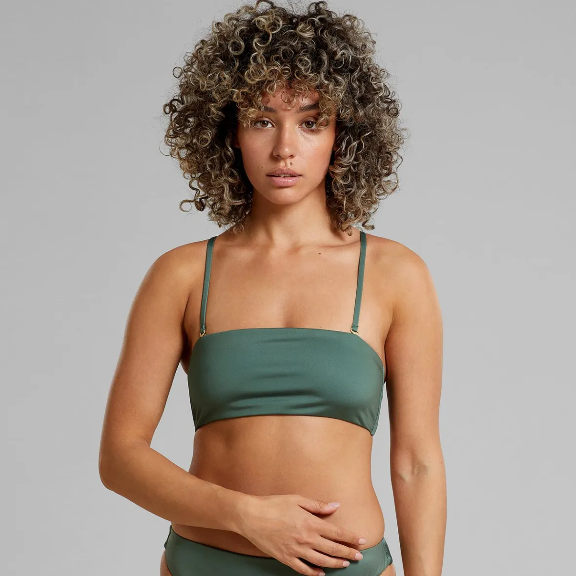 Discount Bikini Top Roma Leaf Green Women Outlet