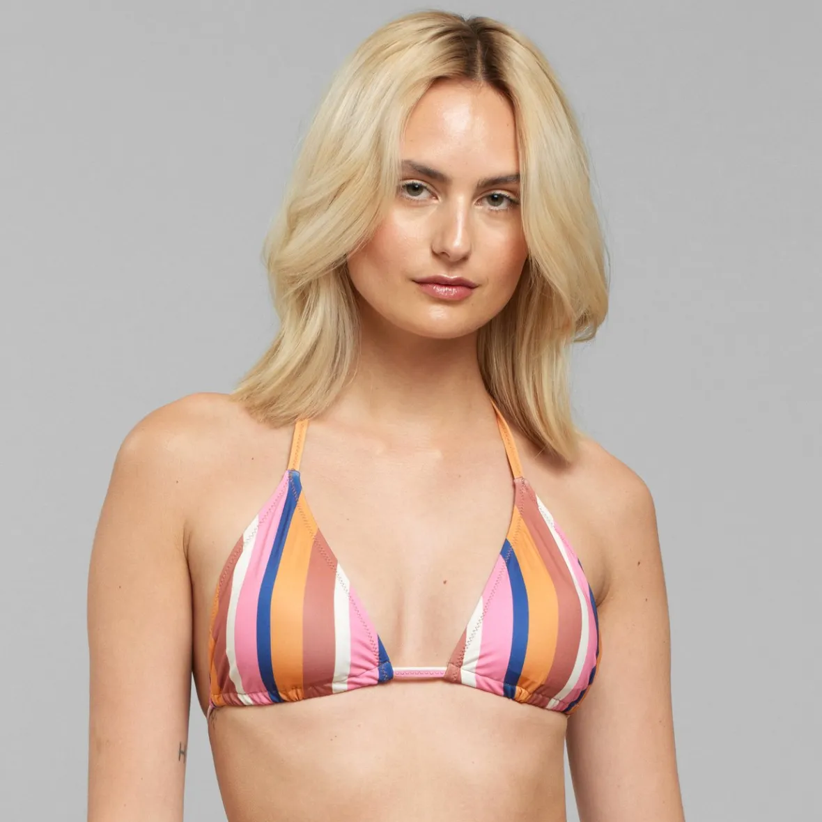 Sale Bikini Top Sandnes Irregular Stripe Multi Colour Women Outlet