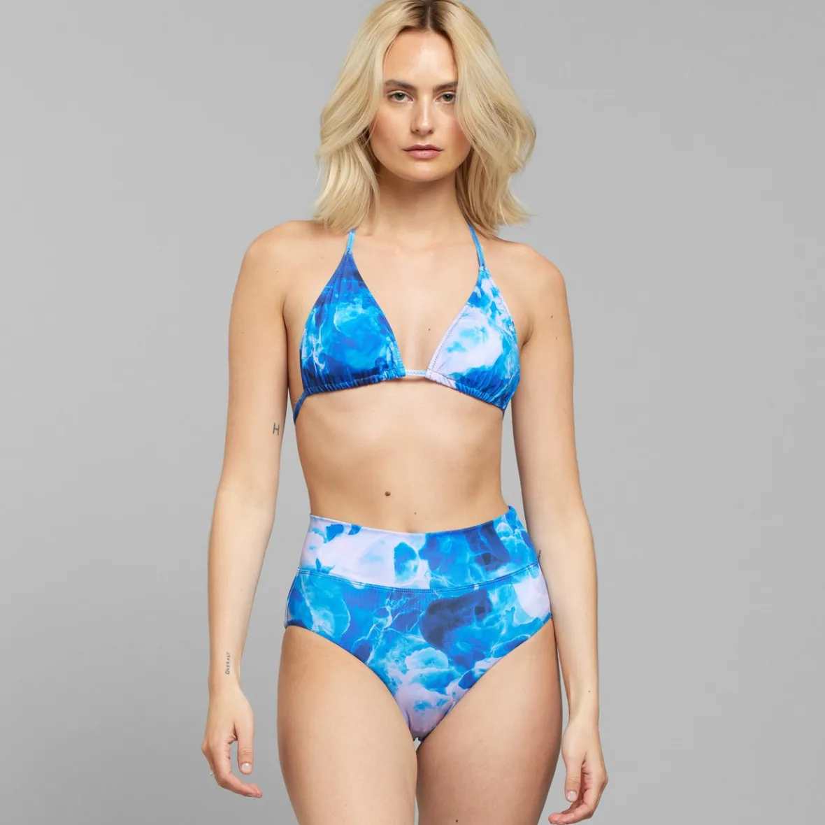 Clearance Bikini Top Sandnes Ocean Ink Dark Multi Color Women Outlet