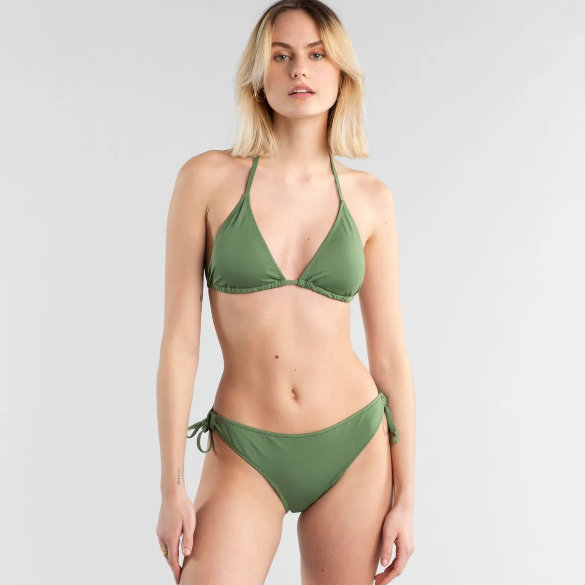 Clearance Bikini Top Sandnes Olive Green Women Outlet