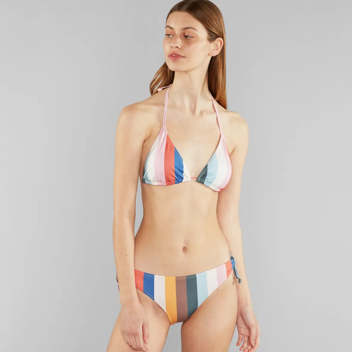 Best Bikini Top Sandnes Stripes Multi Color Women Outlet