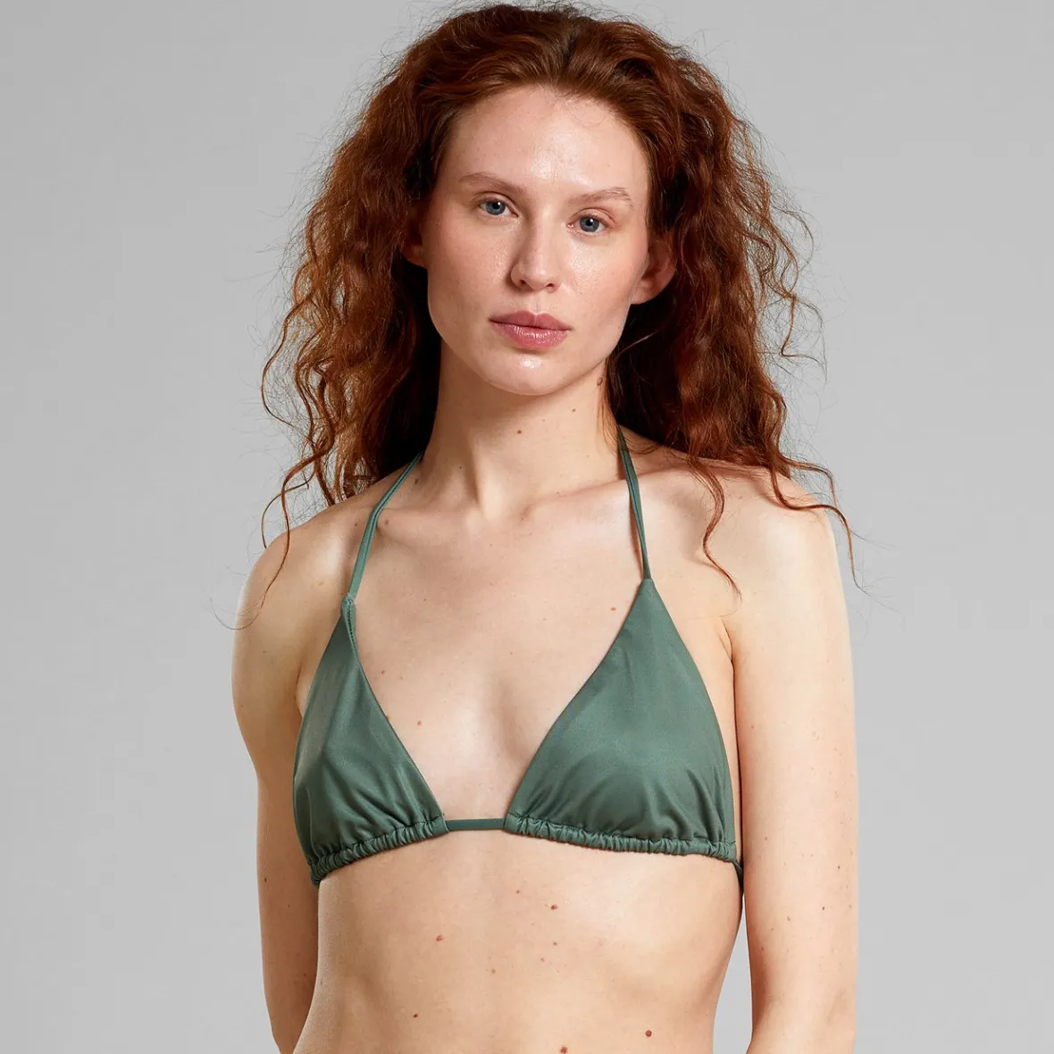 Fashion Bikini Top Yxlan Leaf Green Women Swimwear