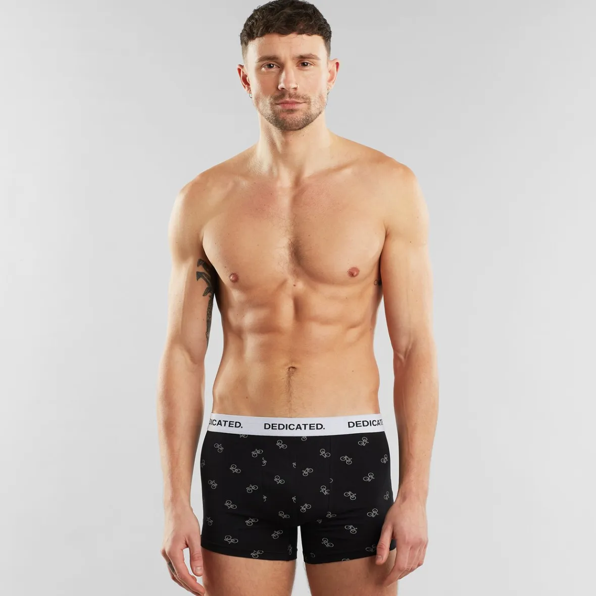 Hot Boxer Briefs Kalix Bike Pattern Black Outlet