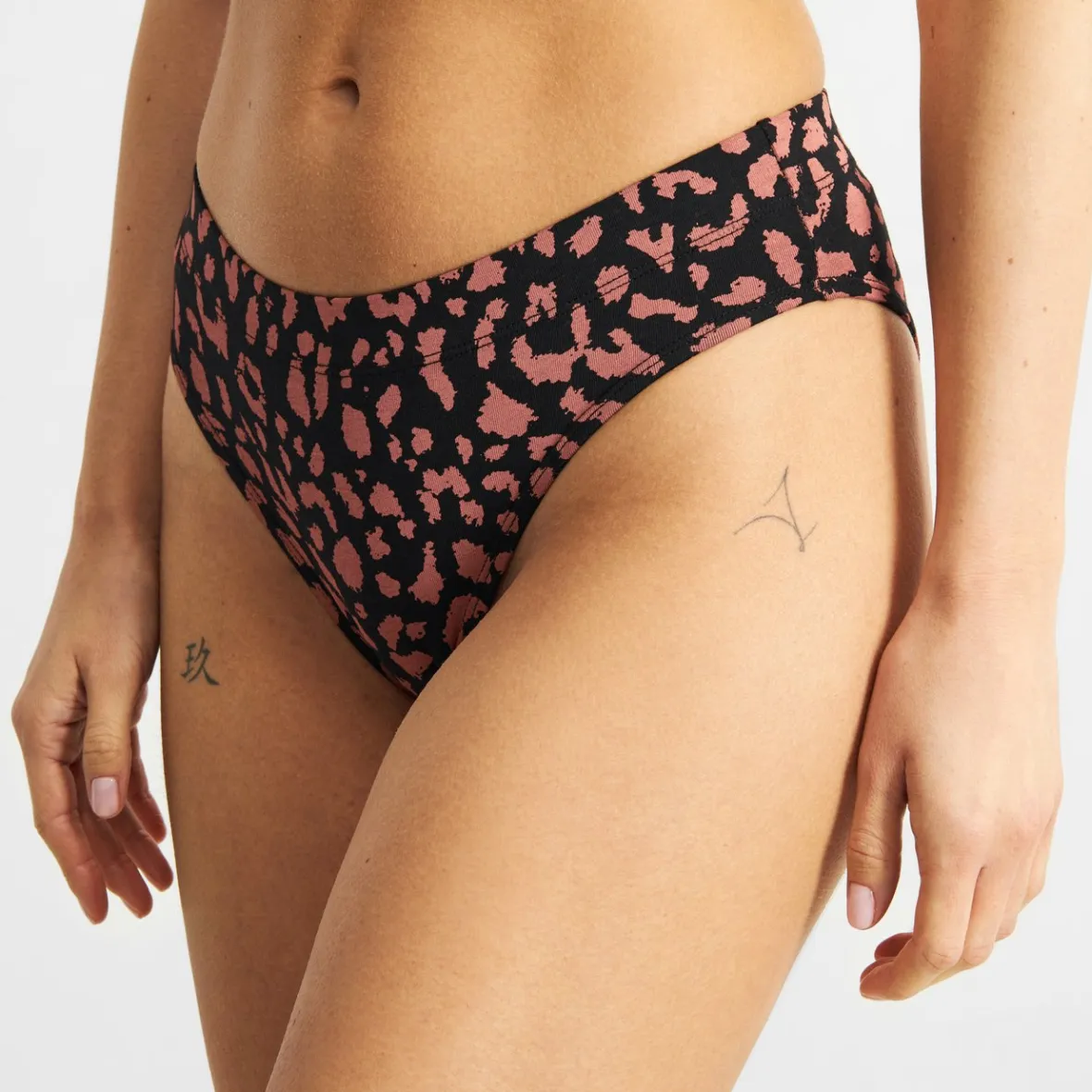 Fashion Briefs Ramsele Leopard Terracotta Red Women Underwear