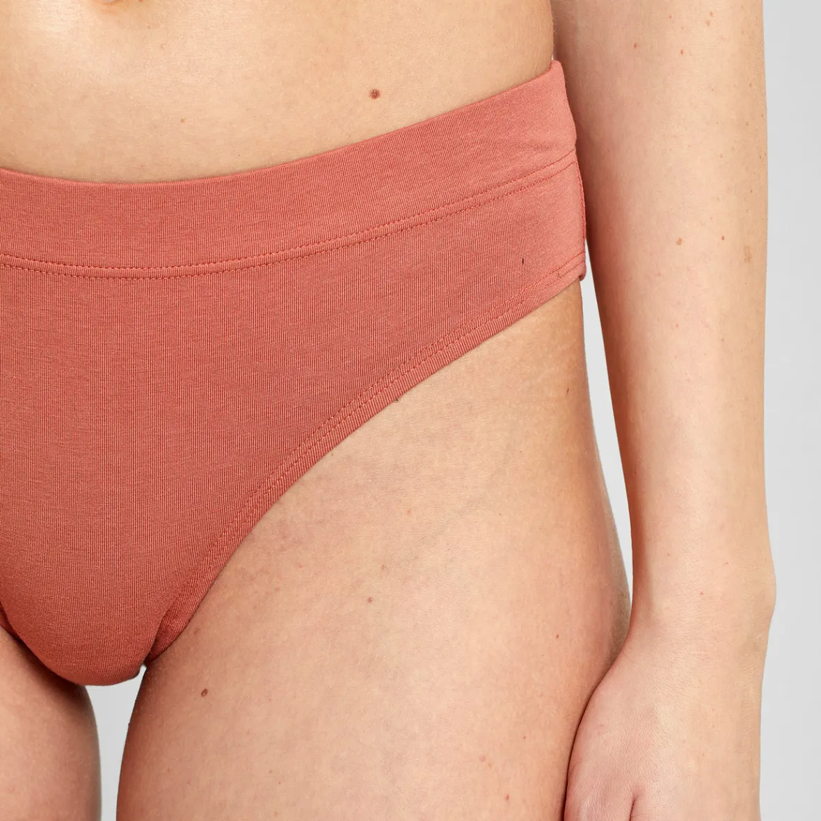 Clearance Briefs Ramsele Terracotta Red Women Basics | Underwear