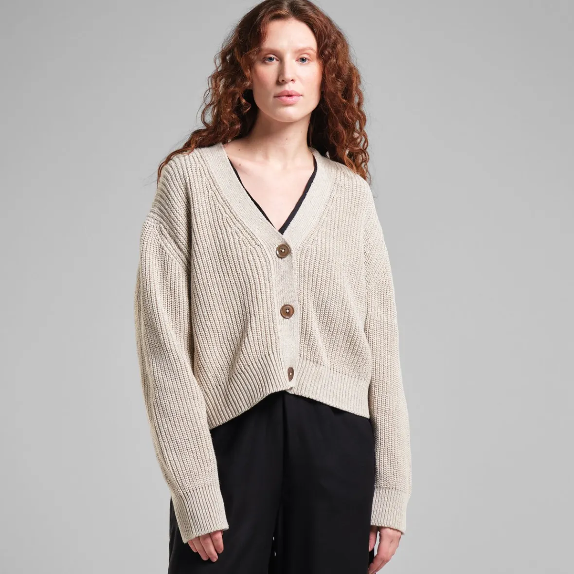 Outlet Cardigan Kanan Pearl White Women Knitwear