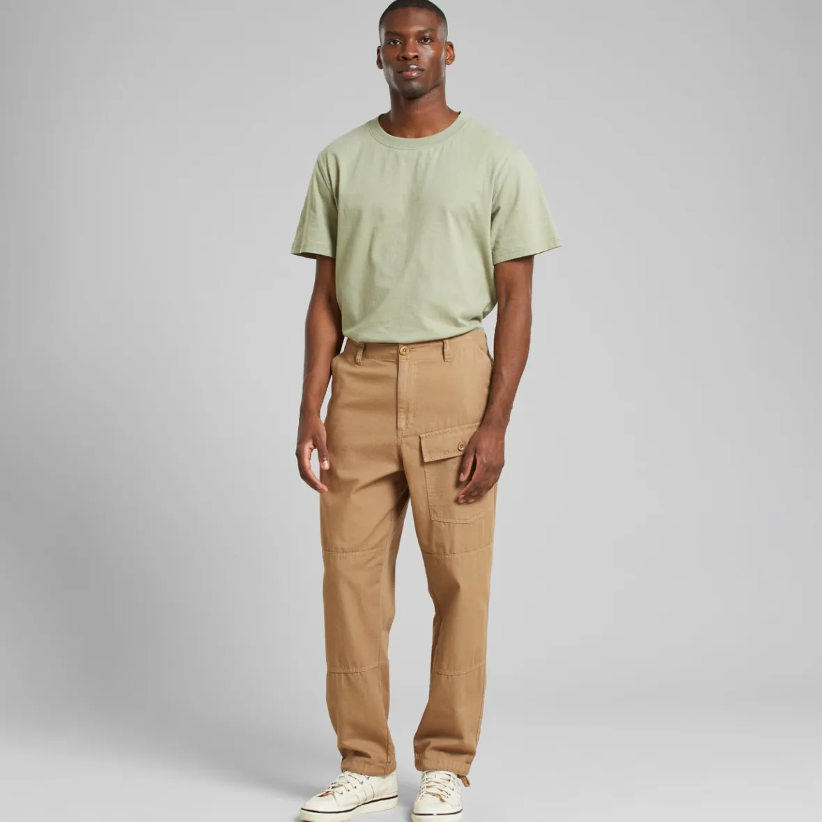 Cheap Cargo Pants Dokkas Canvas Kelp Beige Pants