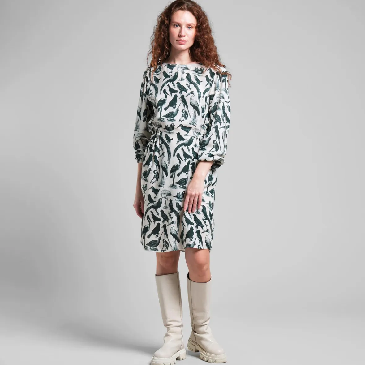 Best Dress Hjo Birds Green Women Dresses