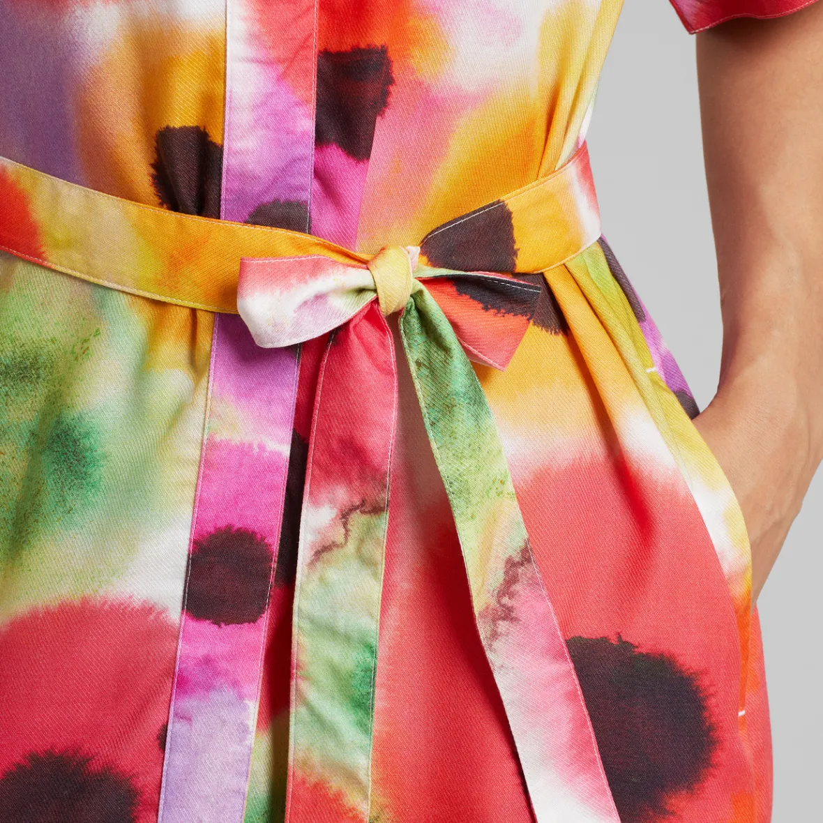 Cheap Dress Kallvik Abstract Floral Multi Color Women Dresses