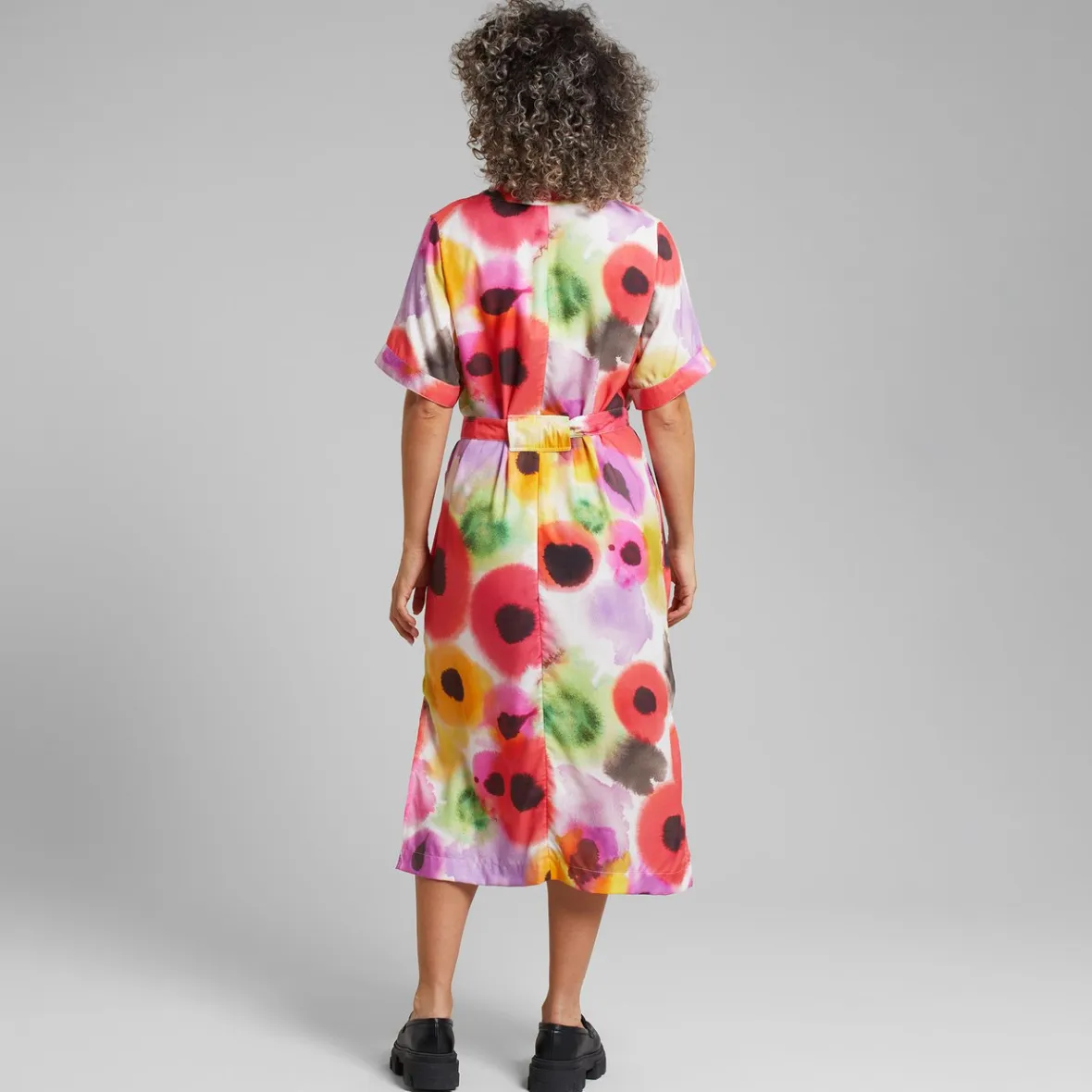 Cheap Dress Kallvik Abstract Floral Multi Color Women Dresses