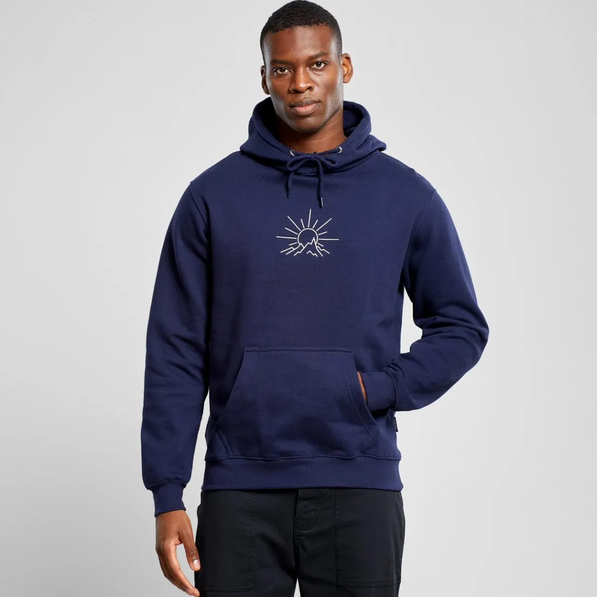 Clearance Hoodie Falun Mountain Line Navy Outlet