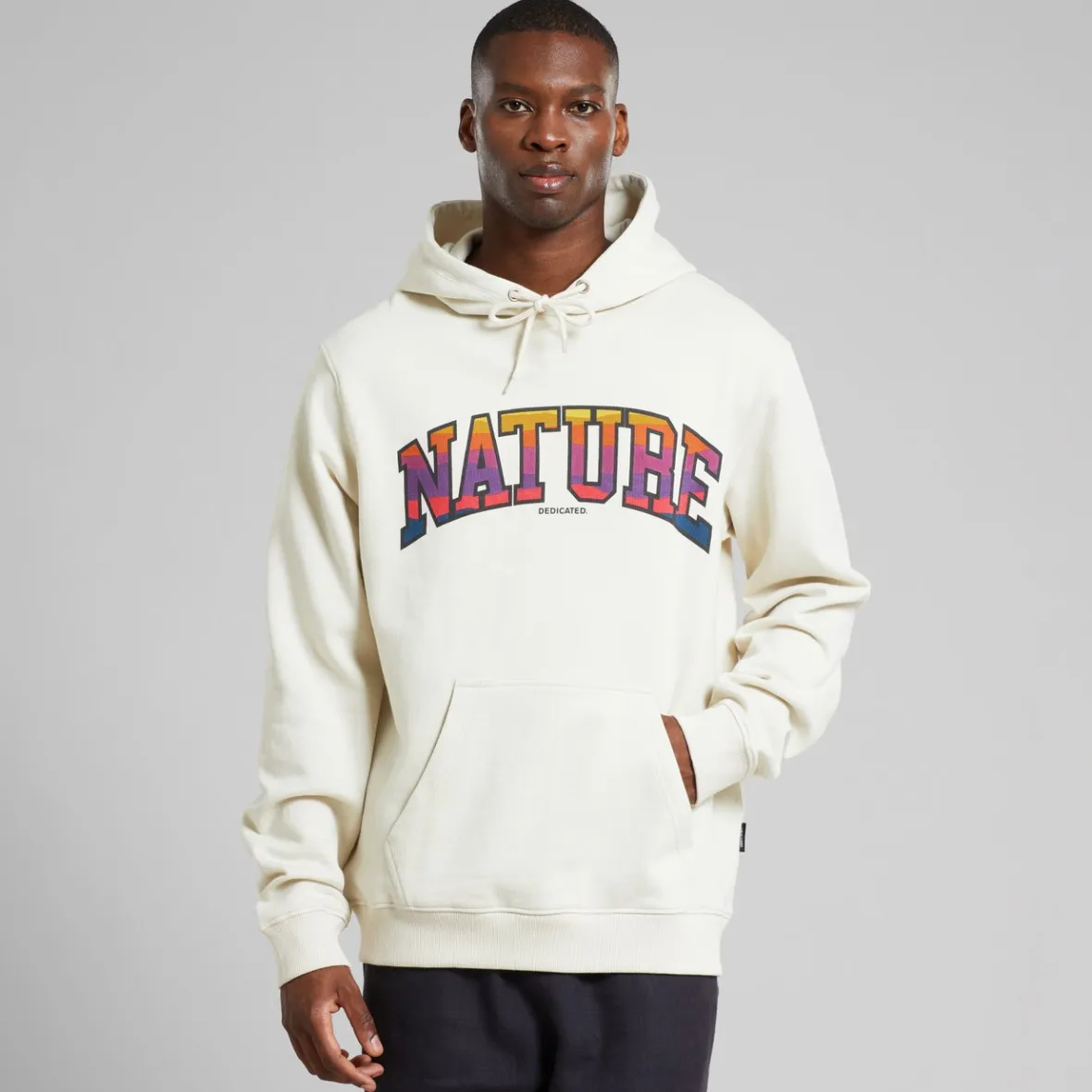 Outlet Hoodie Falun Nature Sunset Oat White Sweats