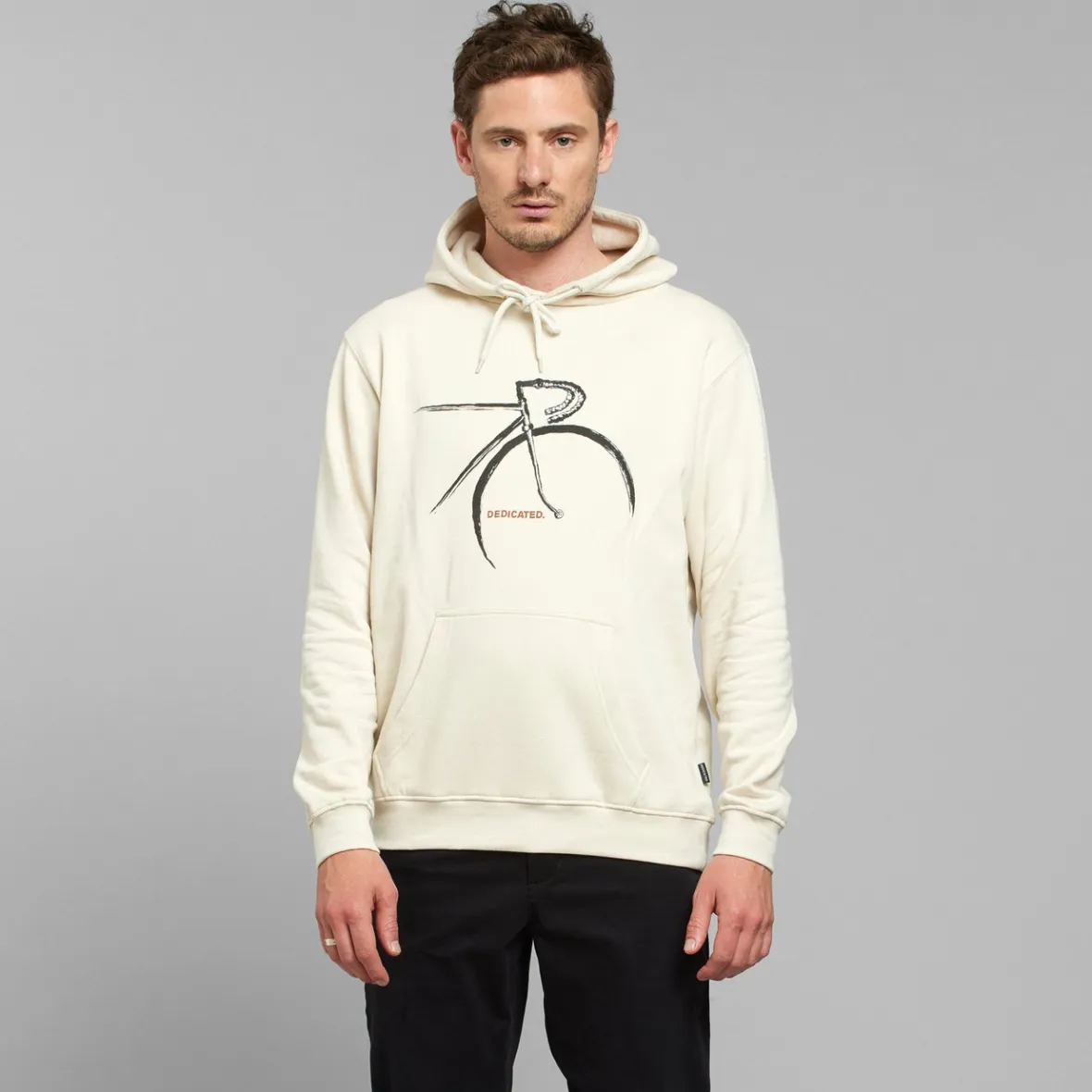 Best Hoodie Falun Side Bikes Oat White Outlet