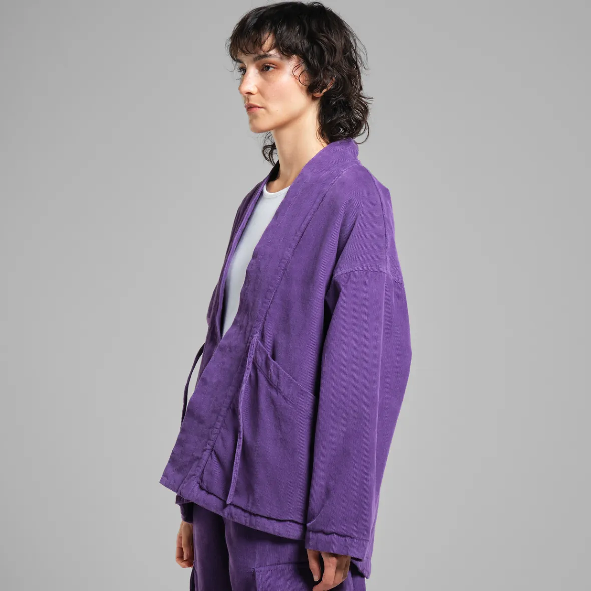 Best Sale Jacket Sickla Corduroy Picasso Purple Women Jackets