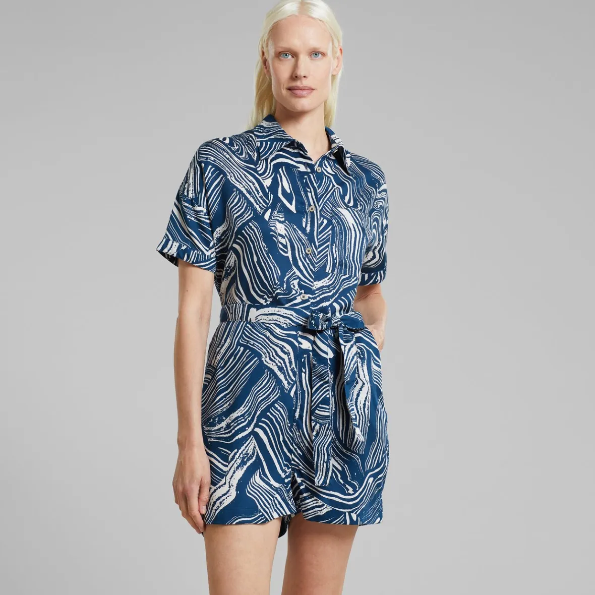 Discount Jumpsuit Liljeholmen Clay Swirl Blue Women Outlet