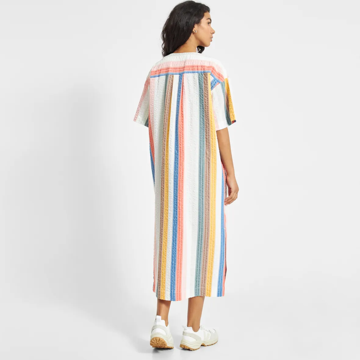 Clearance Kaftan Skillinge Stripes Multi Color Women Dresses