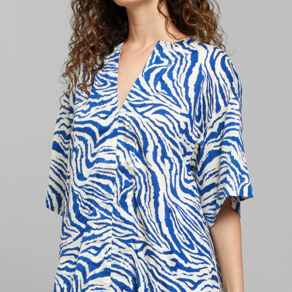 Online Kaftan Skillinge Zebra Blue Women Outlet