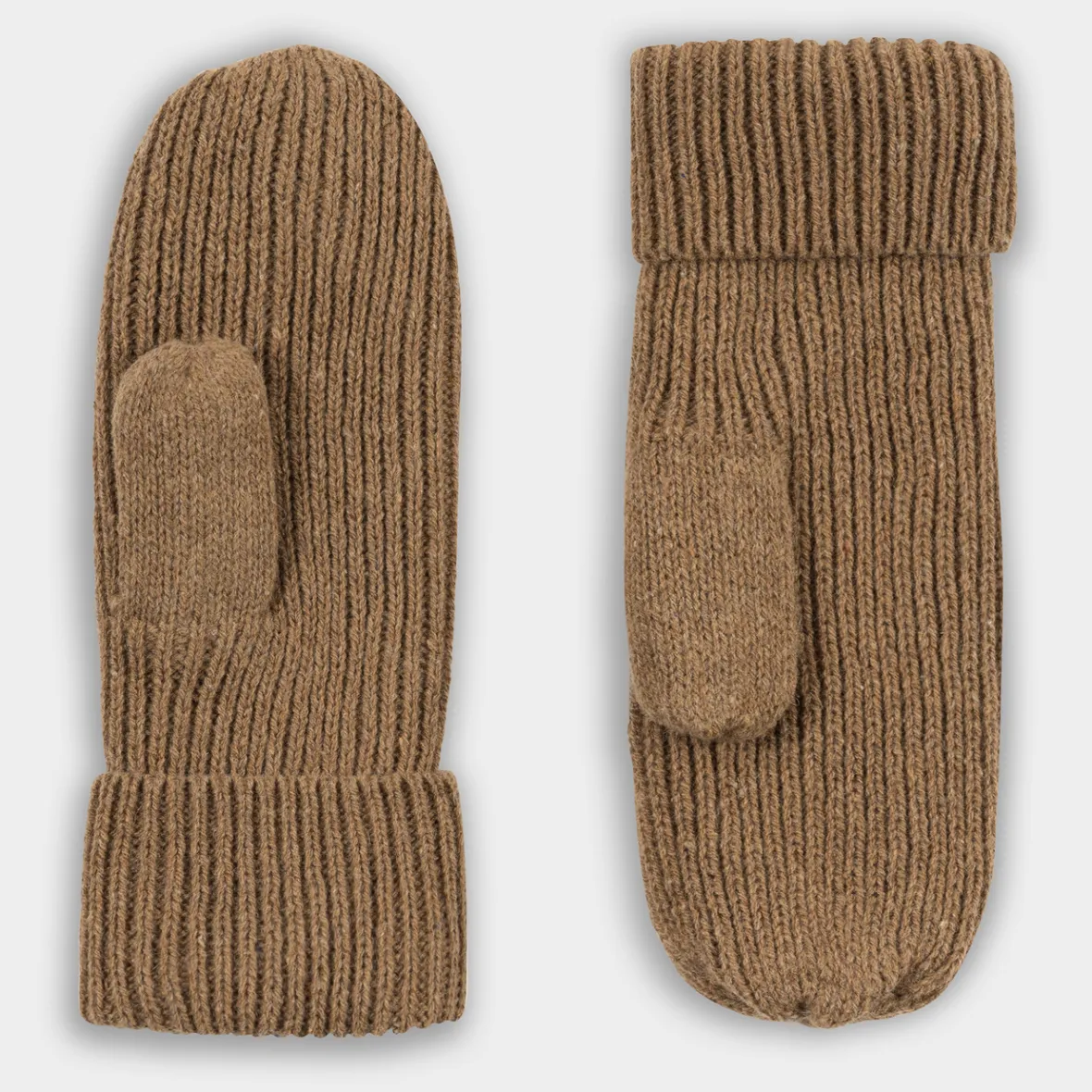 Sale Mittens Vantaa Wool Camel Brown Women Gloves