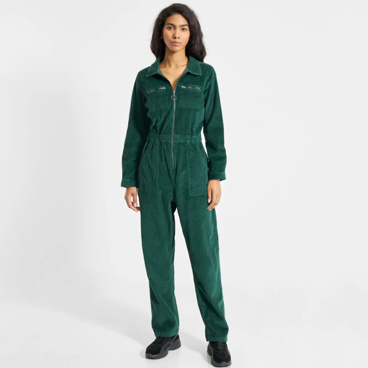 Cheap Overall Hultsfred Corduroy Dark Green Women Outlet