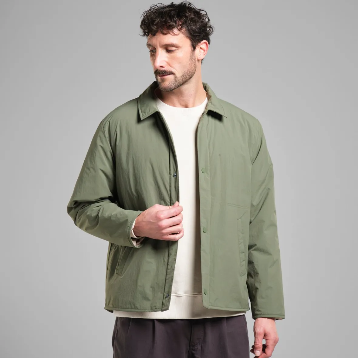 New Padded Jacket Roskilde Leaf Green Jackets