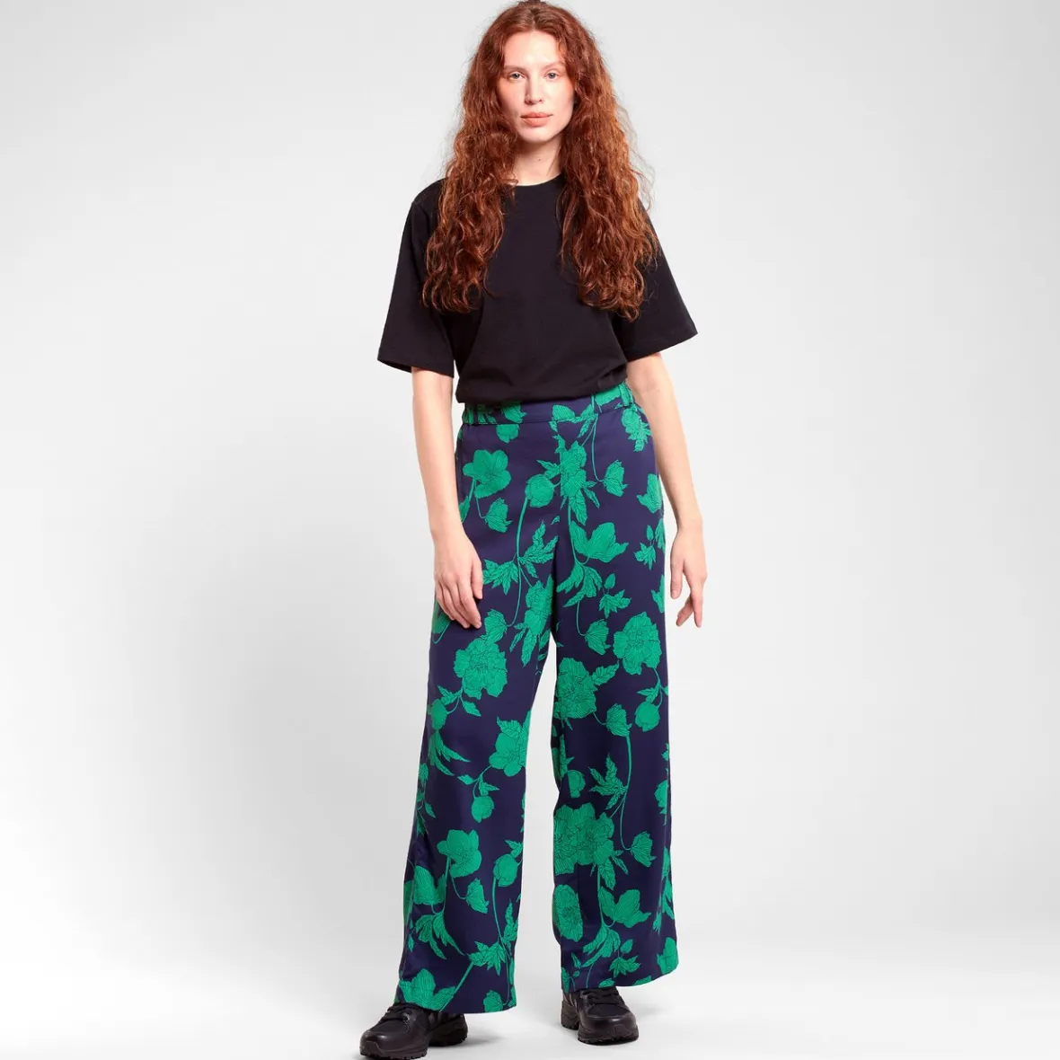 Sale Pants Ale Duotone Floral Green Women Outlet