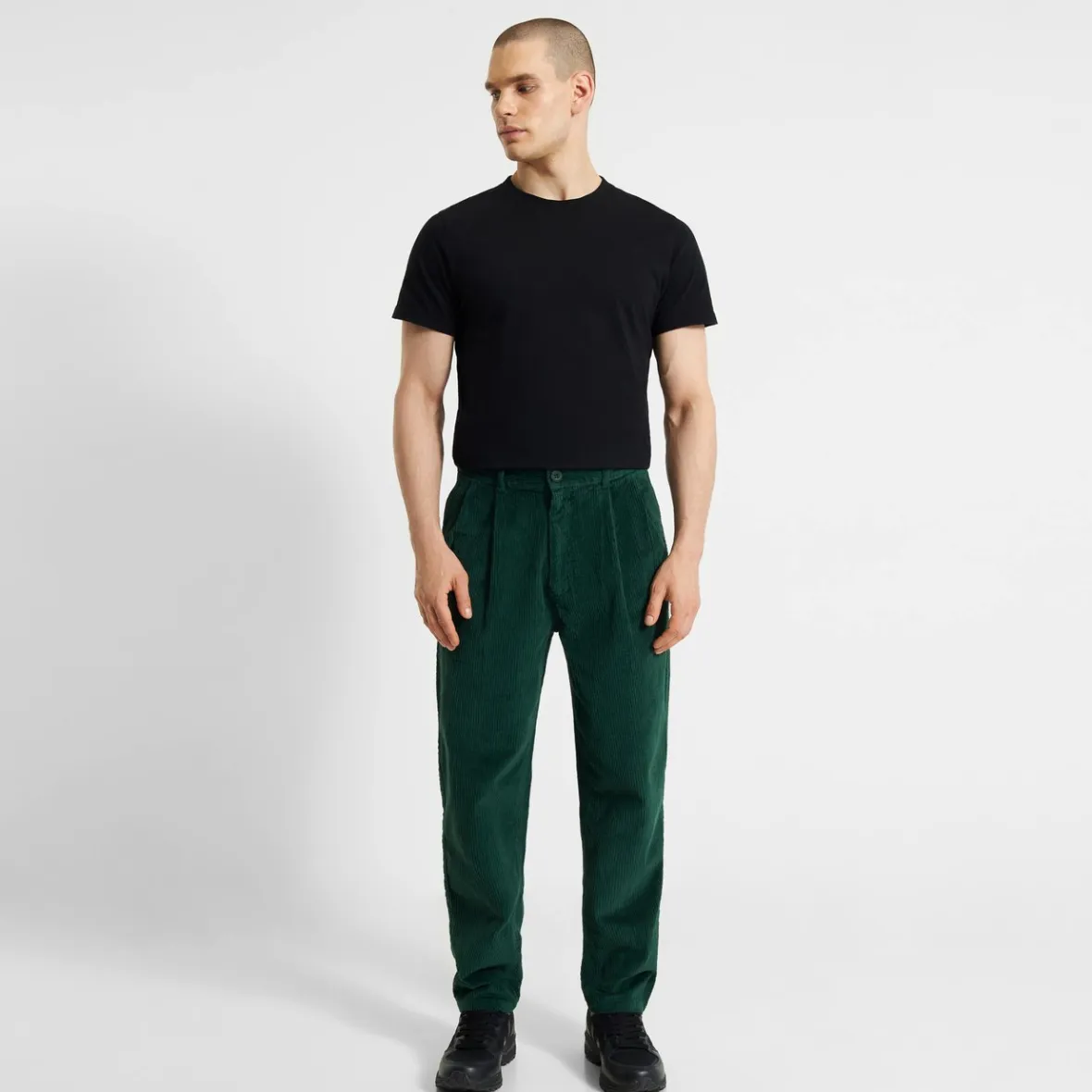 Discount Pants Sollentuna Corduroy Dark Green Pants