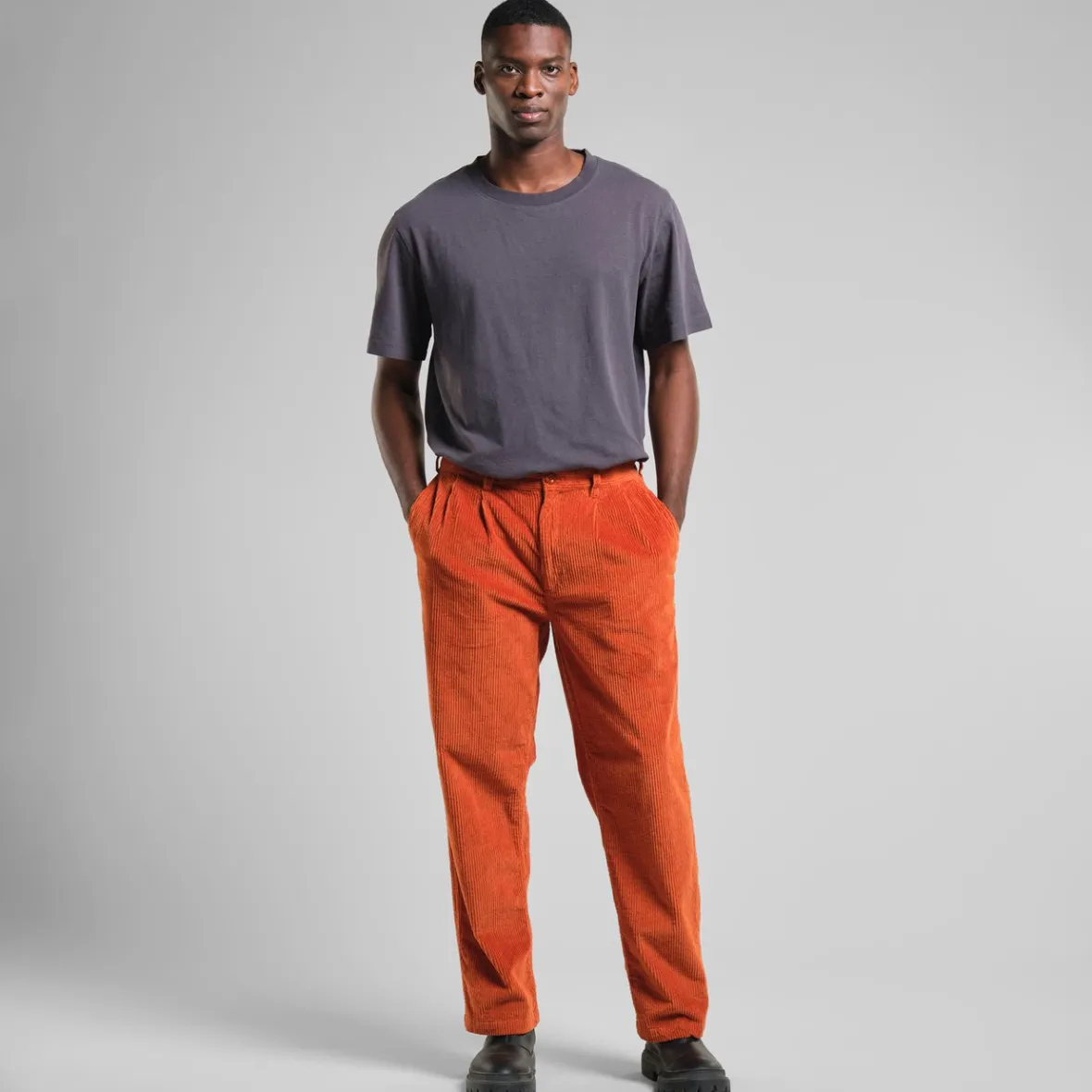 Best Sale Pants Vallen Corduroy Cinnamon Orange Pants