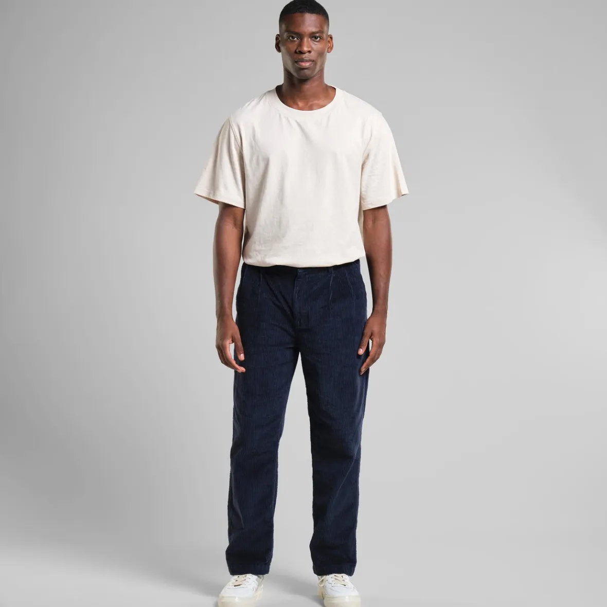 Online Pants Vallen Corduroy Navy Pants