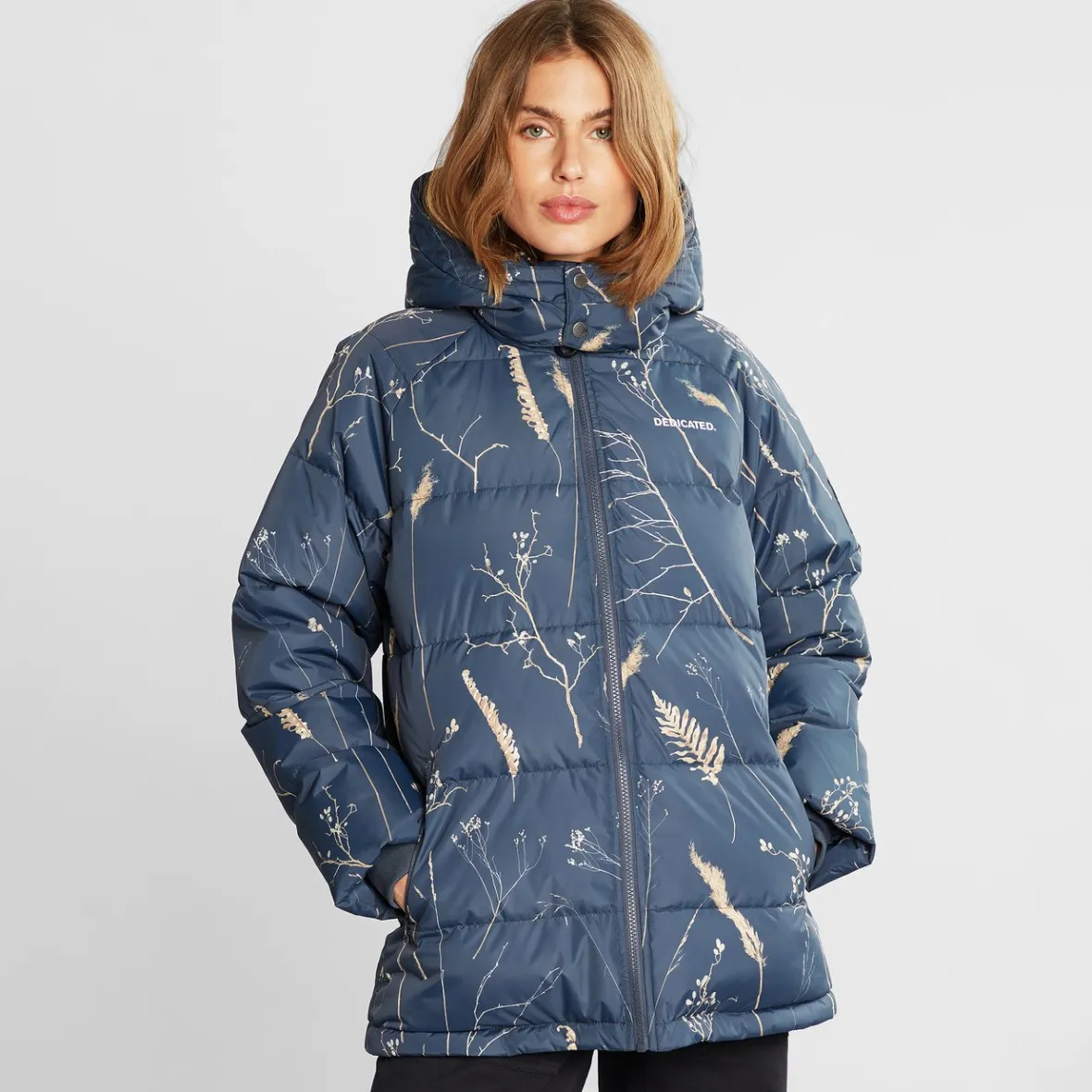 Flash Sale Puffer Jacket Boden Autumn Field Ombre Blue Women Outlet