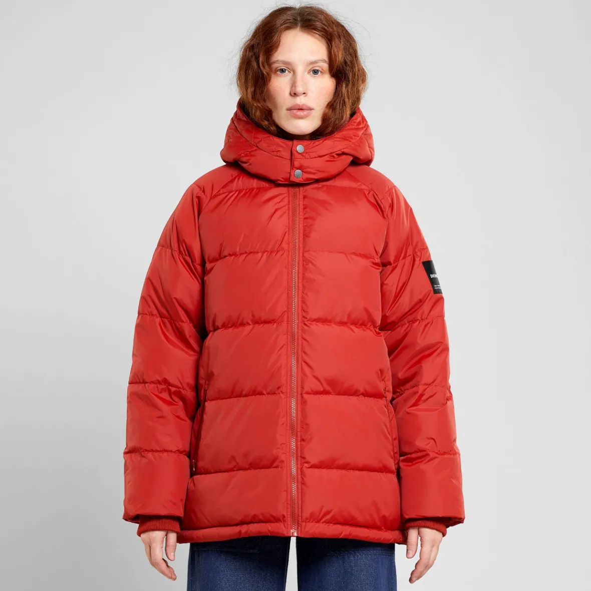 Sale Puffer Jacket Boden Ochre Red Women Outlet