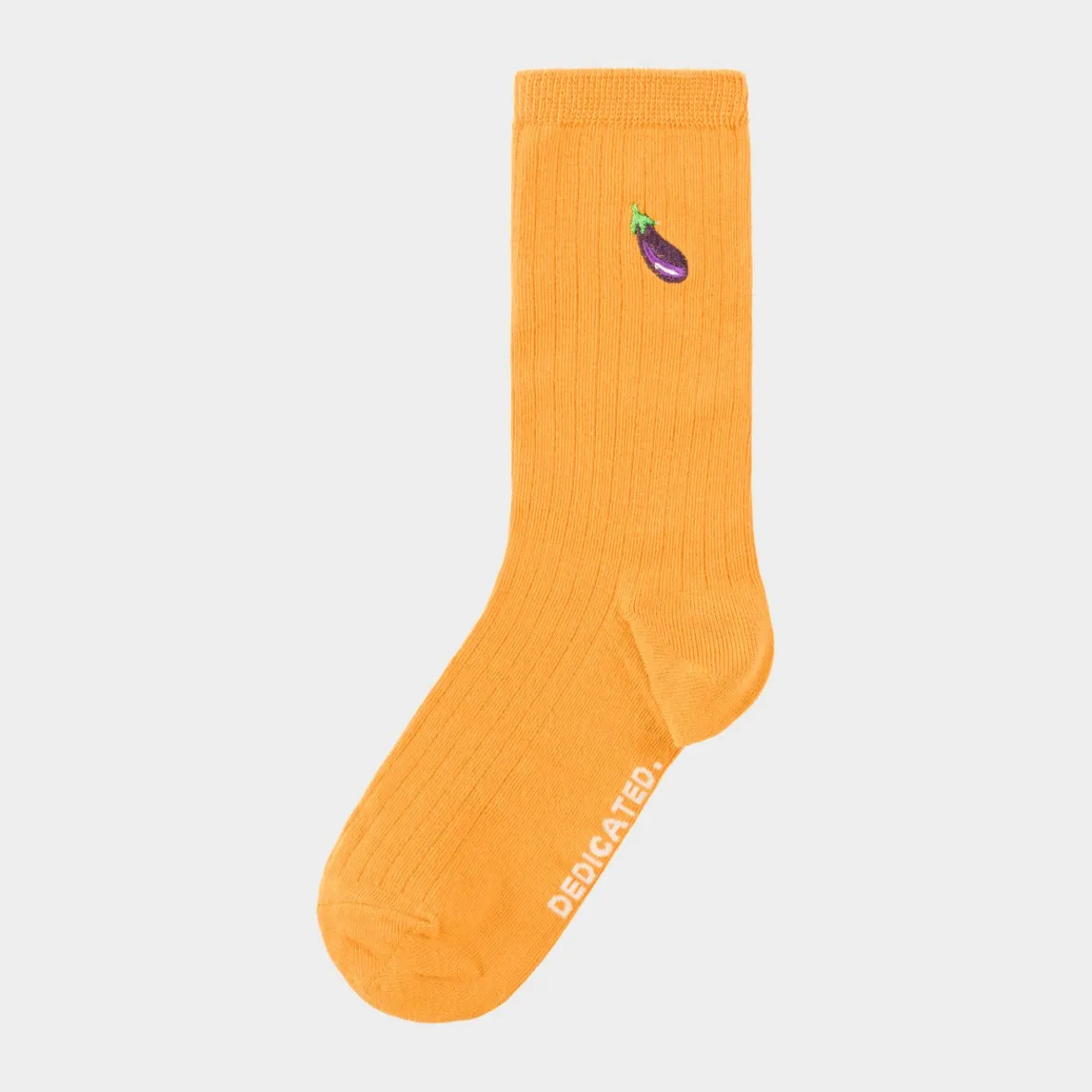 Outlet Rib Socks Knivsta Eggplant Nugget Orange Women Socks | Socks