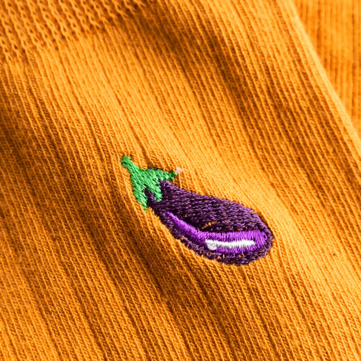 Outlet Rib Socks Knivsta Eggplant Nugget Orange Women Socks | Socks