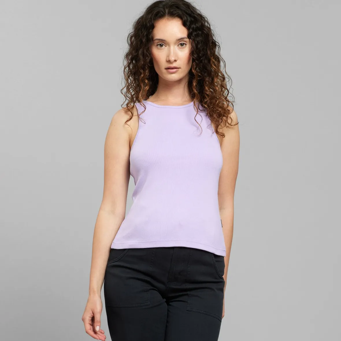 Hot Rib Top Valdermarsvik Rose Purple Women Outlet