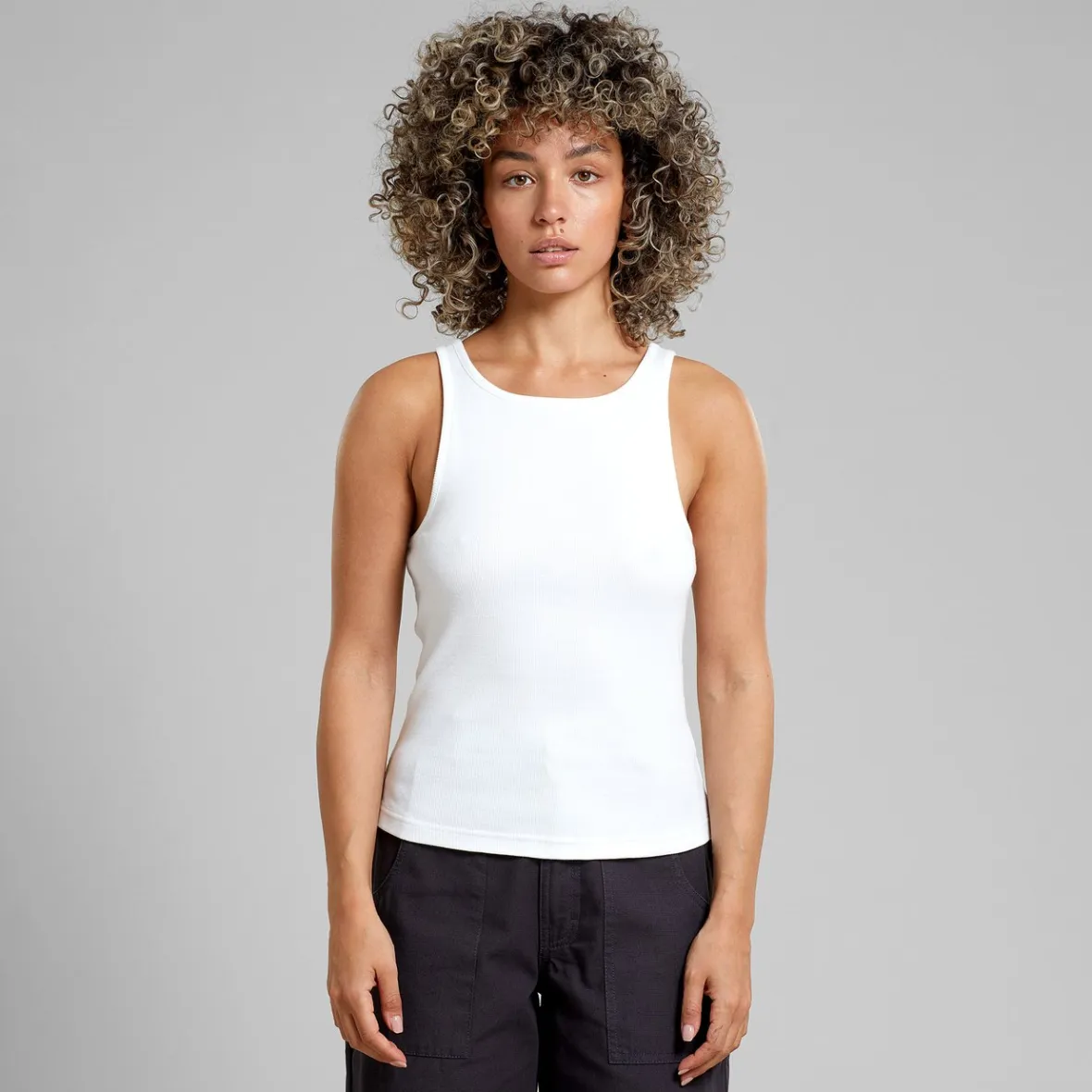 Store Rib Top Valdermarsvik White Women Basics | Tops