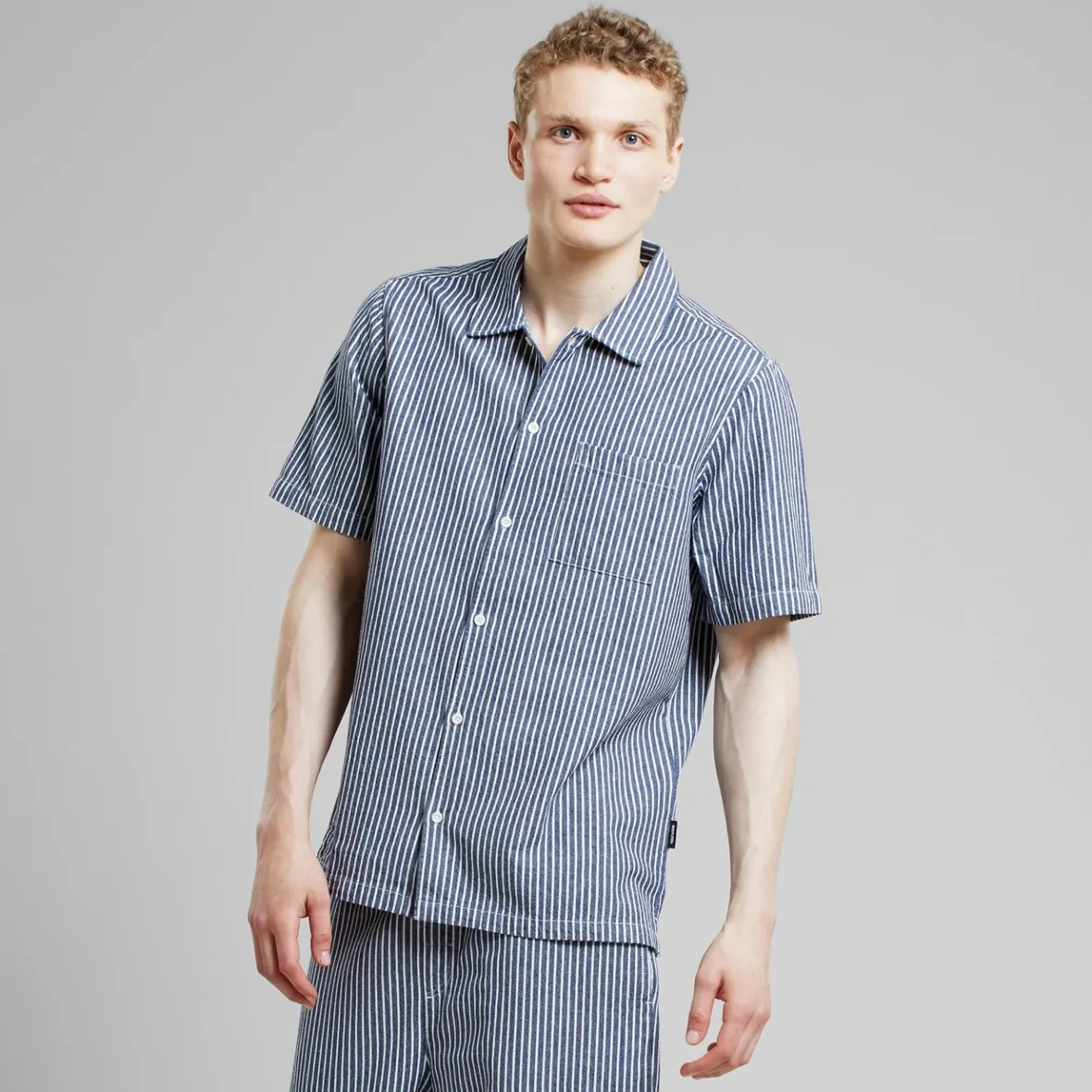 Best Shirt Brantevik Work Stripe Blue Shirts