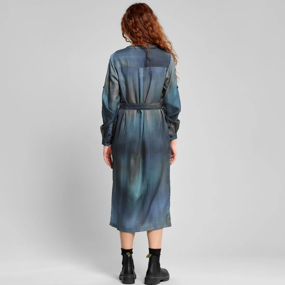 Cheap Shirt Dress Falsterbo Abstract Light Multi Color Women Dresses