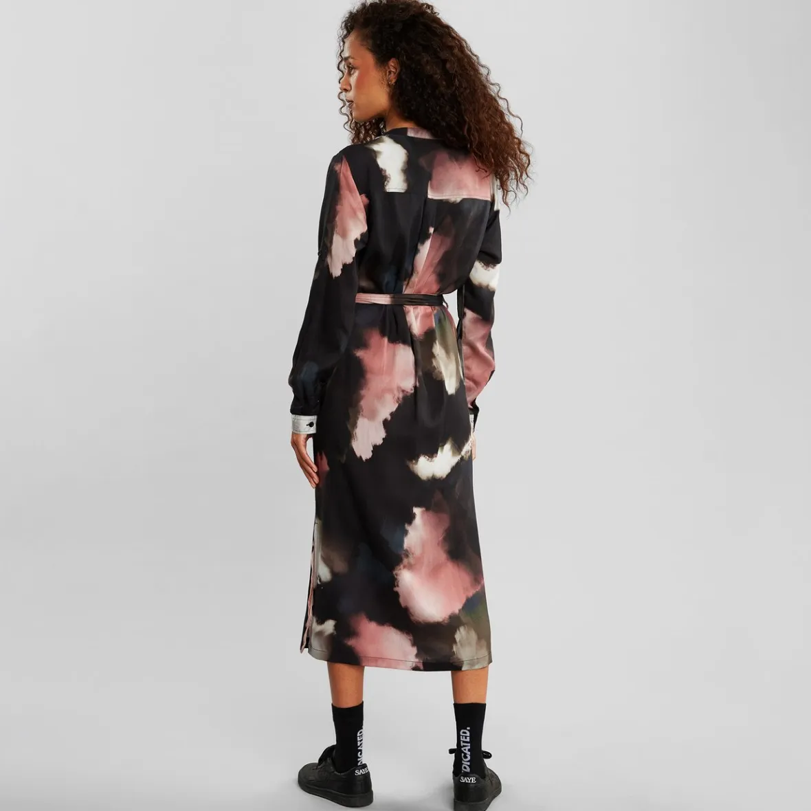 Best Sale Shirt Dress Falsterbo Brush Strokes Multi Color Women Dresses