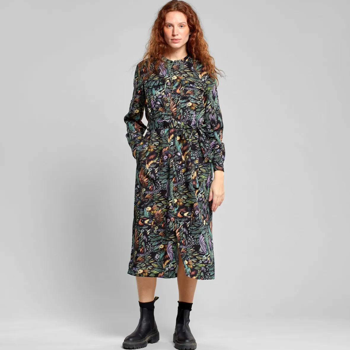 Outlet Shirt Dress Falsterbo The Birds Black Women Dresses