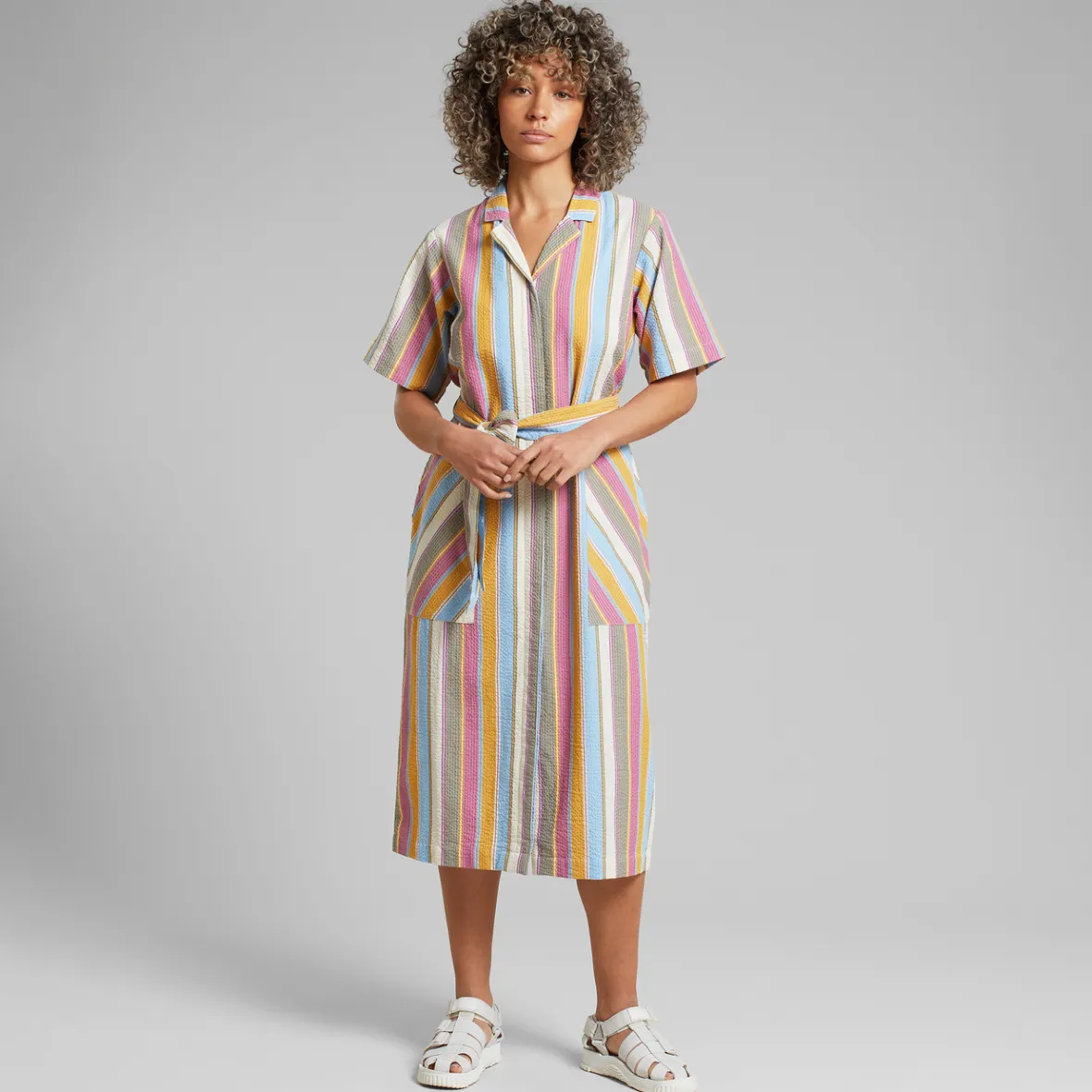 Cheap Shirt Dress Orrefors Club Stripe Multi Color Women Dresses