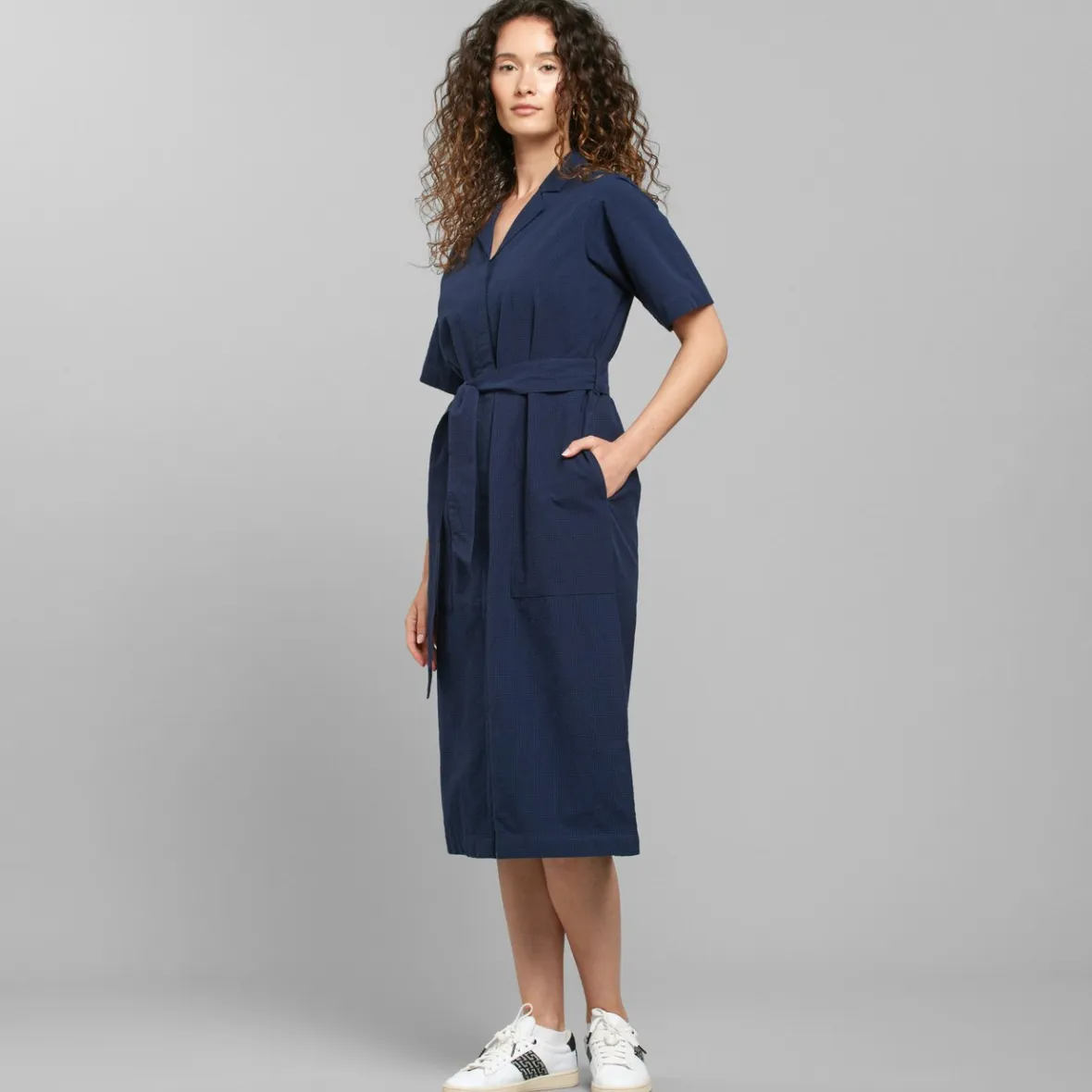 Best Sale Shirt Dress Orrefors Navy Women Outlet