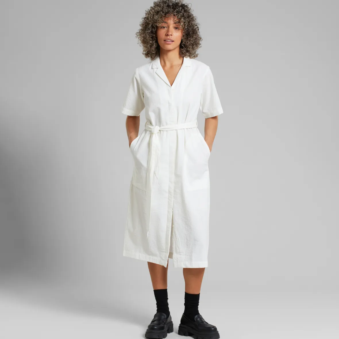 Store Shirt Dress Orrefors White Women Dresses