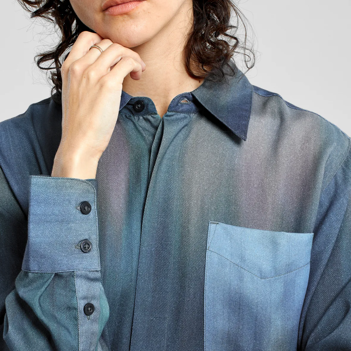 Cheap Shirt Kosta Abstract Light Multi Color Women Shirts & Blouses