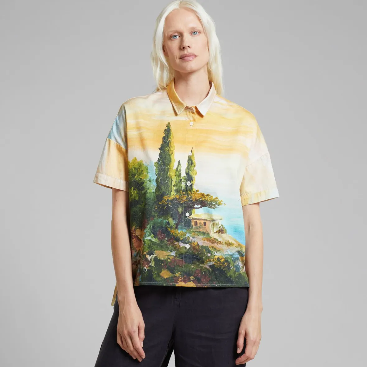 Store Shirt Nibe Oceanview Multi Color Women Shirts & Blouses